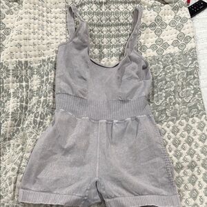 Purple free people onesie